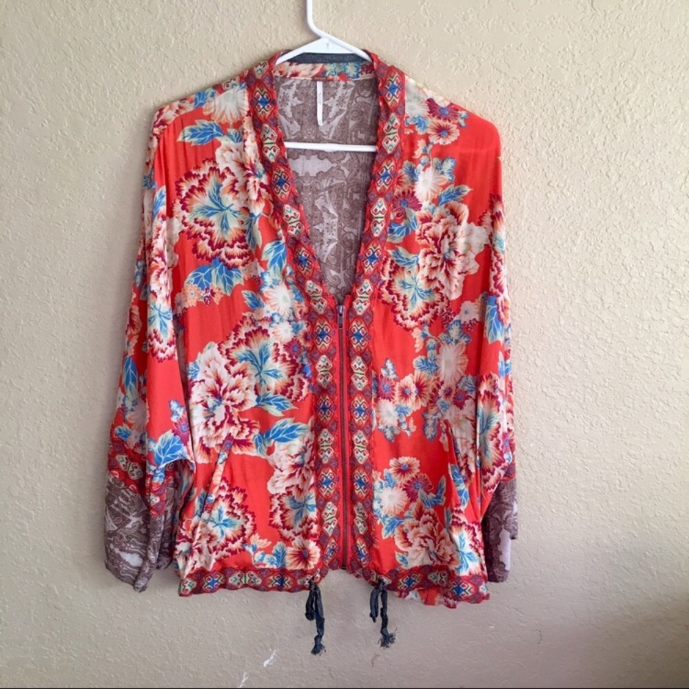 Free People Wildflower Cinched Kimono